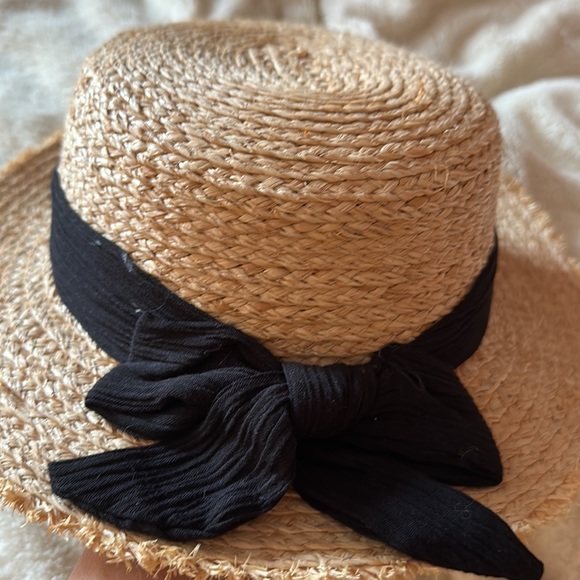 Zara straw summer beach hat for toddlers 3-6 years old one size - Picture 5 of 7